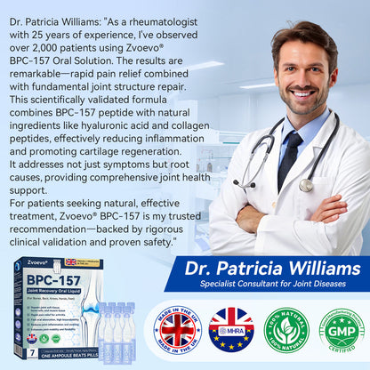 🌿🏃‍➡️Zvoevo® BPC-157 Stabilized-Peptide Joint Recovery Oral Liquid - ✅Clinically Co-Developed with the U.K. Peptide Research Alliance (UKPRA)