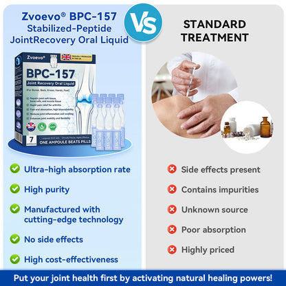 🌿🏃‍➡️Zvoevo® BPC-157 Stabilized-Peptide Joint Recovery Oral Liquid - ✅Clinically Co-Developed with the U.K. Peptide Research Alliance (UKPRA)