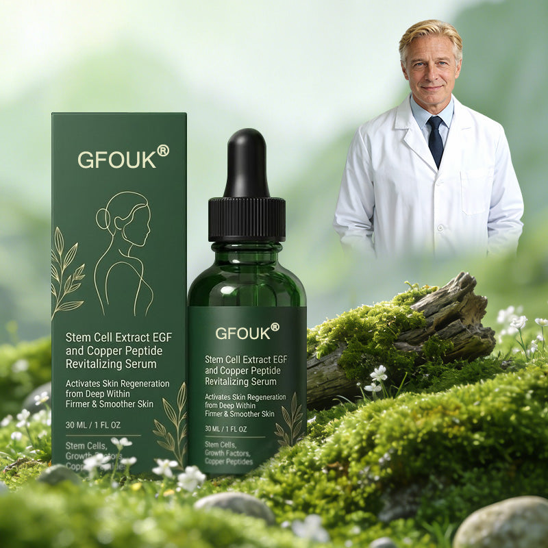 💖Change from the inside out | GFOUK® Stem Cell–Derived EGF & Copper Peptide Activating Serum  (Deeply activates skin renewal from within for firmer, smoother-looking skin)