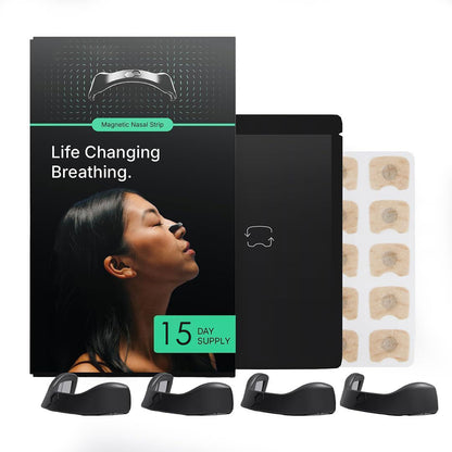 🔥Holiday Specials – Breathing Magnetic Nasal Strip Starter Kit and 15-Day Supply(Extra Strength)