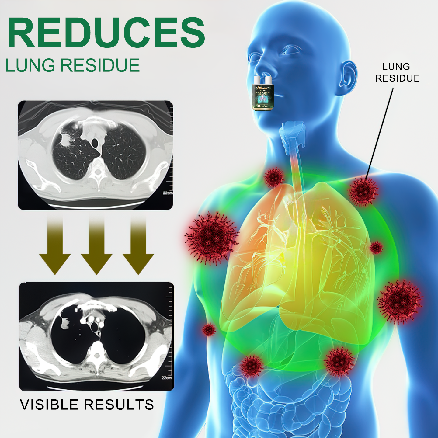 🍎【💟Made and Shipped from UK✅】👨‍⚕️MIQIKO® The Lung Enhancement and Care Inhaler(🌈Recommended by lung specialists🌈)