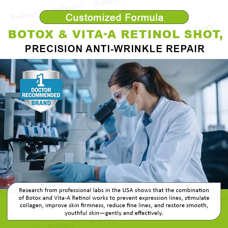 🔥Made and shipped from the UK🧑‍⚕️💫Rolimey® Botox & Vita-A Retinol Shot Wrinkle-Lift Tightening cream - Last Day Promotion 70% OFF