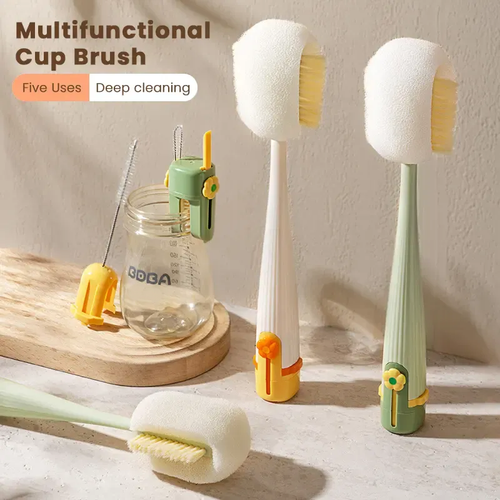 Final 3 hours 60% off: 🔥Multifunctional 5-in-1 Bottle Brush