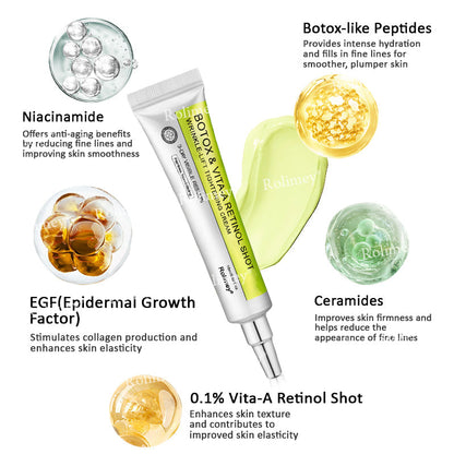 🔥Made and shipped from the UK🧑‍⚕️💫Rolimey® Botox & Vita-A Retinol Shot Wrinkle-Lift Tightening cream - Last Day Promotion 70% OFF
