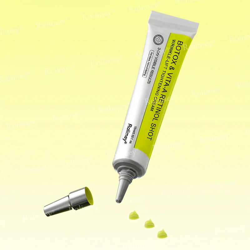 🔥Made and shipped from the UK🧑‍⚕️💫Rolimey® Botox & Vita-A Retinol Shot Wrinkle-Lift Tightening cream - Last Day Promotion 70% OFF