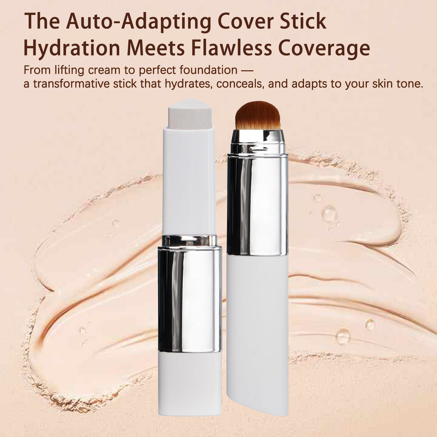 Final 3 hours 75% off:🔥Color-Changing Cover Cream Stick Skincare-Powered Makeup
