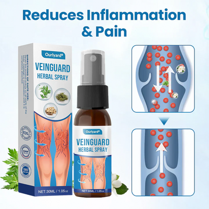 🔥Ourlyard® VeinGuard Herbal Spray-✅ Clinically proven to eliminate varicose veins in just 7 days! (🔥Limited Time 80% OFF🔥)