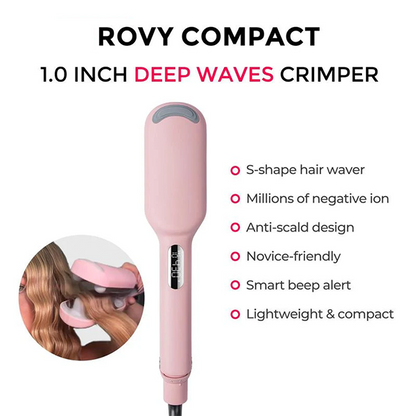 🔥Final 6 Hours: 60% OFF COMPACT Hair Waver Crimper