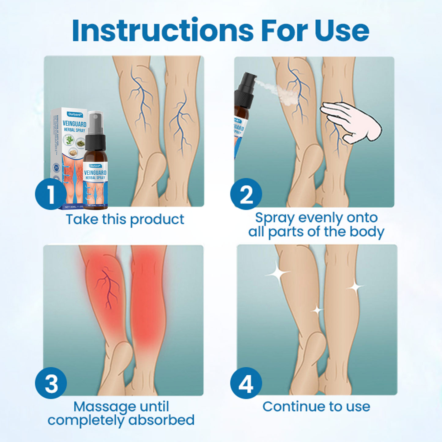 🔥Ourlyard® VeinGuard Herbal Spray-✅ Clinically proven to eliminate varicose veins in just 7 days! (🔥Limited Time 80% OFF🔥)