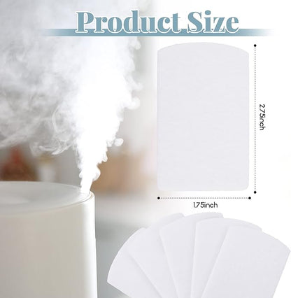20 Pack Aroma Pads Aromatherapy Diffuser Unscented Refill Pads for Essential Oils Replacement Humidifier Oil Pads Pluggable Humidifier Replacement Filter for Use