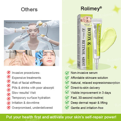 🔥Made and shipped from the UK🧑‍⚕️💫Rolimey® Botox & Vita-A Retinol Shot Wrinkle-Lift Tightening cream - Last Day Promotion 70% OFF