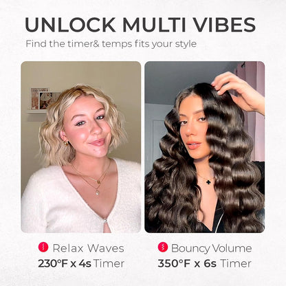 🔥Final 6 Hours: 60% OFF COMPACT Hair Waver Crimper