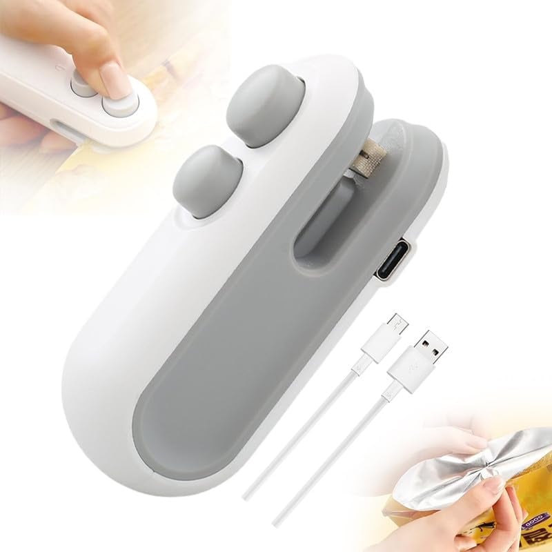 Final 3 hours 70% off: 🔥Mini Bag Sealer with Cutter and Magnet