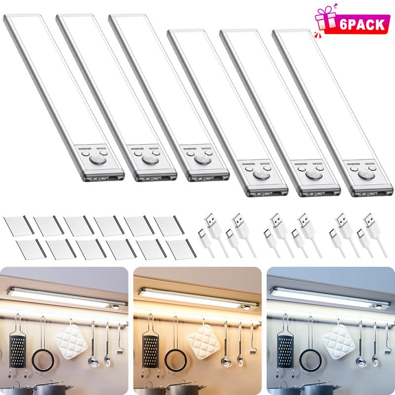 Final 3 hours 70% off: Under Cabinet Lights, LED Motion Sensor Night Light Indoor