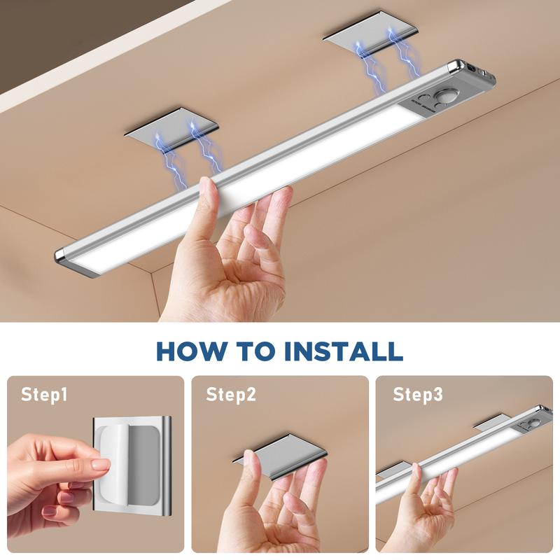 Final 3 hours 70% off: Under Cabinet Lights, LED Motion Sensor Night Light Indoor