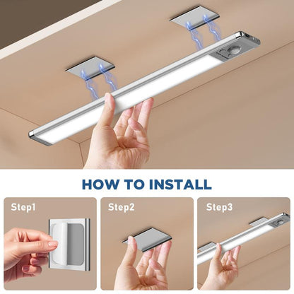 Final 3 hours 70% off: Under Cabinet Lights, LED Motion Sensor Night Light Indoor