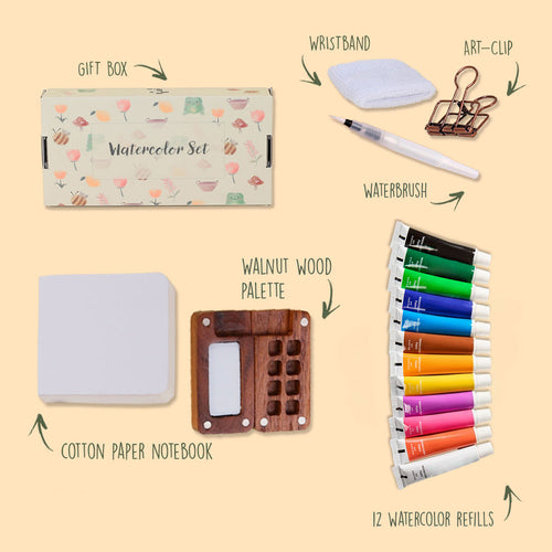 Final 3 hours 70% off: Watercolor Kit
