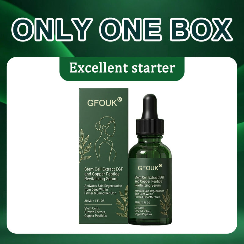 💖Change from the inside out | GFOUK® Stem Cell–Derived EGF & Copper Peptide Activating Serum  (Deeply activates skin renewal from within for firmer, smoother-looking skin)