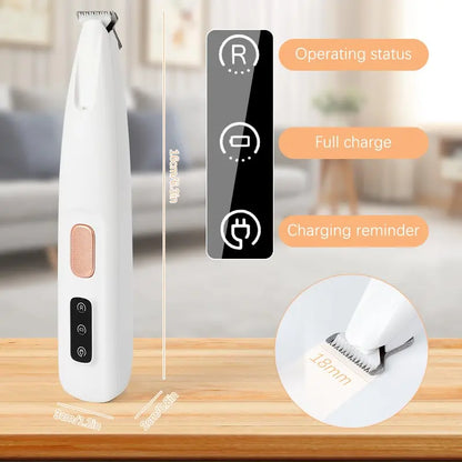 Final 3 hours 70% off: Pet paw trimmer With Led Light