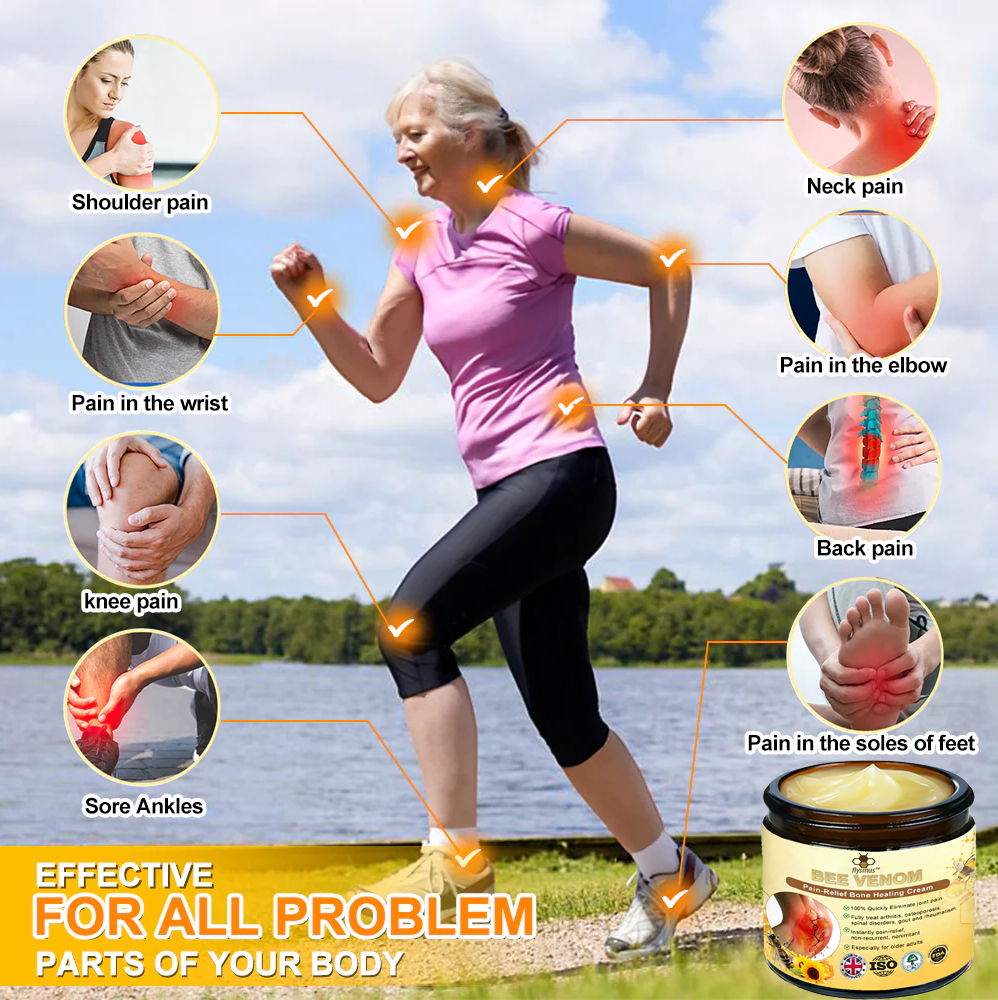 🏆✅Official Store: flysmus™ Bee-Venom Pain-Relief Bone Healing Cream